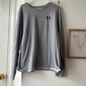 Grey underarmour sweatshirt XXL